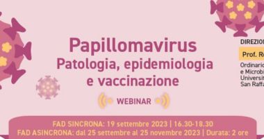 Clicca per accedere all'articolo WEBINAR - Papillomavirus - Patologia, epidemiologia e vaccinazione  