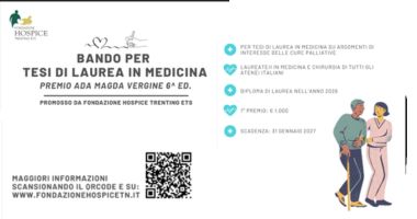 Clicca per accedere all'articolo PREMIO PER TESI MEDICHE SULLE CURE PALLIATIVE