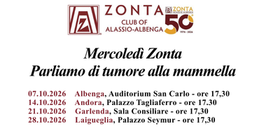 Clicca per accedere all'articolo Mercoledì Zonta Parliamo di tumore alla mammella
